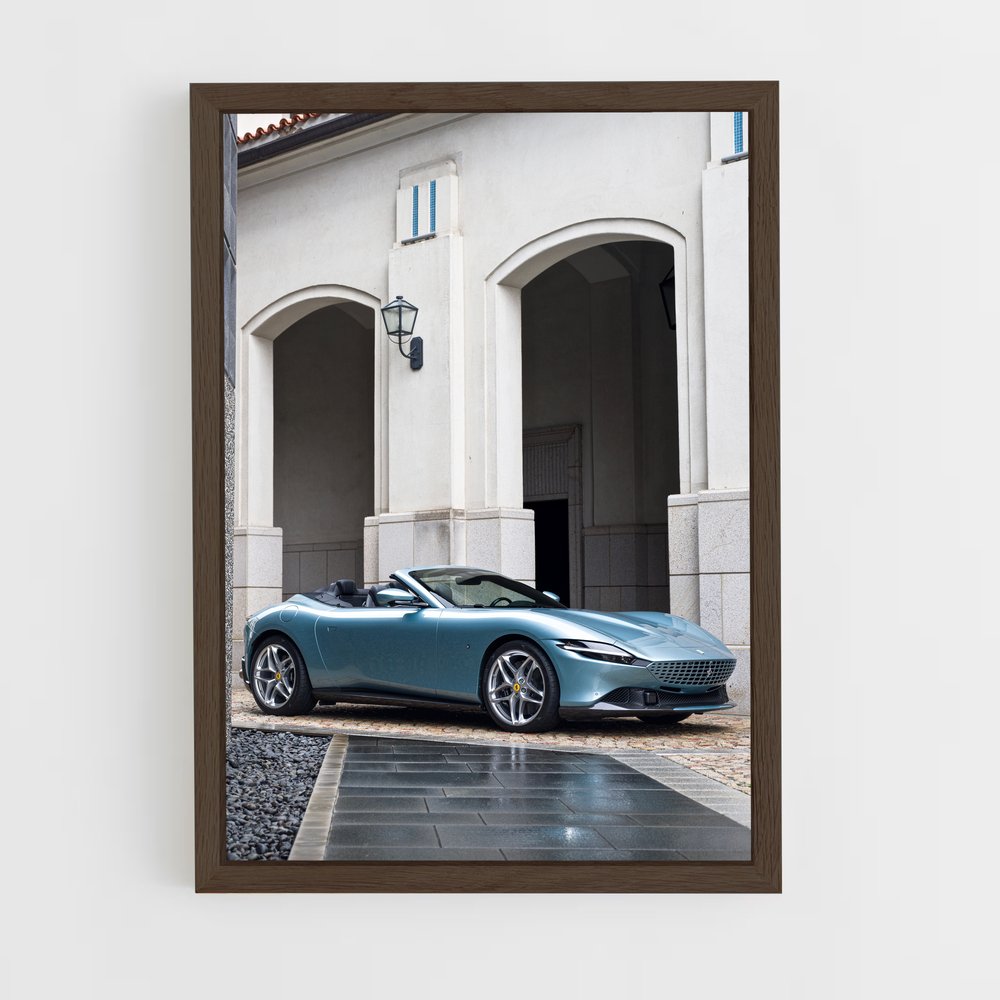 Poster Roma spider – affiche Ferrari (vue 5)
